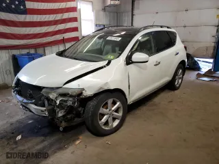 2009 Nissan Murano SL with VIN JN8AZ18W99W205341, listed as a Copart auction lot 41611345 with 182,876 mi miles and Salvage Title. Bid and sale history available at carsss.com. Image 1.