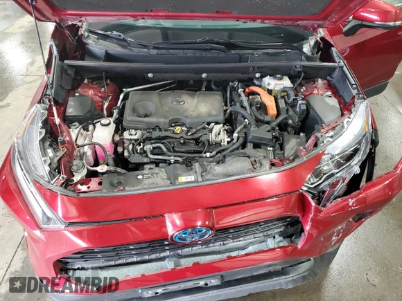 2021 Toyota RAV4 Hybrid LE z VIN 4T3B6RFVXMU053269, wystawiony jako Copart lot #54690095 z przebiegiem 48 815 mil mil oraz Szkoda całkowita • Salvage title. Historia ofert i sprzedaży dostępna na DreamBid. Obrazek 12.