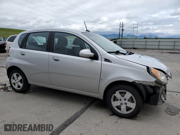 2009 Chevrolet Aveo 1LT z VIN KL1TD66E19B613471, wystawiony jako Copart lot #58977805 z przebiegiem 109 767 mil mil oraz Szkoda całkowita • Salvage title. Historia ofert i sprzedaży dostępna na DreamBid. Obrazek 4.