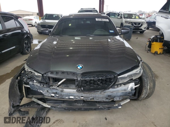 2022 BMW 3 Series 330i with VIN 3MW5R1J0XN8C22443, listed as a Copart auction lot 46816985 with 102,014 mi miles and Clean Title. Bid and sale history available at carsss.com. Image 5.
