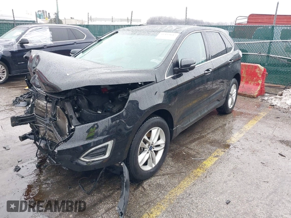 2017 Ford Edge SEL with VIN 2FMPK4J87HBB96013, listed as a IAAI auction lot 41493642 with 109,294 mi miles. Bid and sale history available at carsss.com. Image 18.