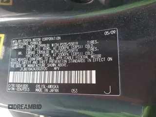 2010 Lexus RX 450h with VIN JTJBC1BA2A2003920, listed as a IAAI auction lot 42127344 with 147,015 mi miles and . Bid and sale history available at DreamBid. Image 9.