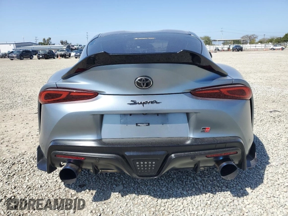 2021 Toyota Supra 3.0 with VIN WZ1DB0C06MW039378, listed as a Copart auction lot 49820965 with Not provided miles and Salvage title. Bid and sale history available at DreamBid. Image 6.