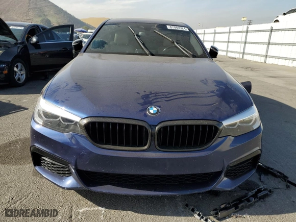 2019 BMW 5 Series 530e iPerformance with VIN WBAJA9C51KB389944, listed as a Copart auction lot 87080924 with 83,935 mi miles and Salvage Title. Bid and sale history available at carsss.com. Image 5.