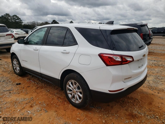 2020 Chevrolet Equinox LS with VIN 3GNAXHEV2LS559458, listed as a Copart auction lot 48763915 with 59,888 mi miles and Salvage Title. Bid and sale history available at carsss.com. Image 2.
