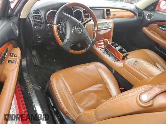 2005 Lexus SC 430 z VIN JTHFN48Y350065153, wystawiony jako Copart lot #47030875 z przebiegiem 151 837 mil mil oraz Szkoda całkowita • Salvage title. Historia ofert i sprzedaży dostępna na DreamBid. Obrazek 8.