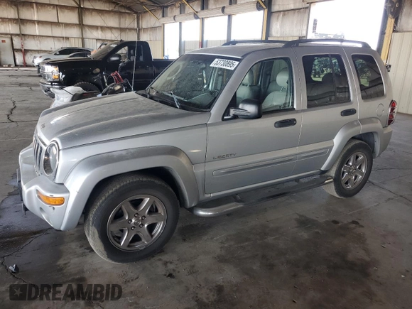 2004 Jeep Liberty Limited with VIN 1J4GL58K84W106508, listed as a Copart auction lot 53730895 with 179,643 mi miles and Salvage title. Bid and sale history available at DreamBid. Image 1.