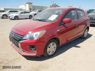 2024 Mitsubishi Mirage ES with VIN ML32AUHJ4RH026807, listed as a IAAI auction lot 41962424 with 5,930 mi miles. Bid and sale history available at carsss.com. Image 2.