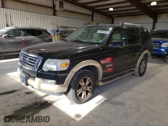 2006 Ford Explorer Eddie Bauer with VIN 1FMEU74E36UB22602, listed as a Copart auction lot 85584954 with 176,624 mi miles and Clean title. Bid and sale history available at DreamBid. Image 1.