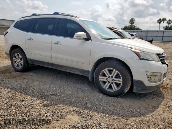 2015 Chevrolet Traverse LT with VIN 1GNKRHKDXFJ264429, listed as a Copart auction lot 58413825 with Not provided miles and Salvage title. Bid and sale history available at DreamBid. Image 4.