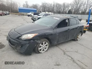 2011 Mazda 3 i Touring with VIN JM1BL1VF9B1403040, listed as a Copart auction lot 48612145 with 181,218 mi miles and Salvage Title. Bid and sale history available at carsss.com. Image 1.