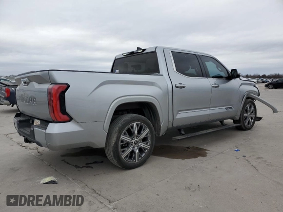 2023 Toyota Tundra Capstone Hybrid с VIN 5TFVC5DB6PX032166, выставлен на аукционе Copart как лот 42430465 с пробегом 39 910 миль миль и Списание • Salvage title. История ставок и продаж доступна на DreamBid. Изображение 3.