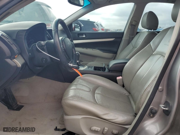 2008 Infiniti G35 Sedan Journey with VIN JNKBV61EX8M206291, listed as a Copart auction lot 50401225 with 219,217 mi miles and Salvage Title. Bid and sale history available at carsss.com. Image 7.