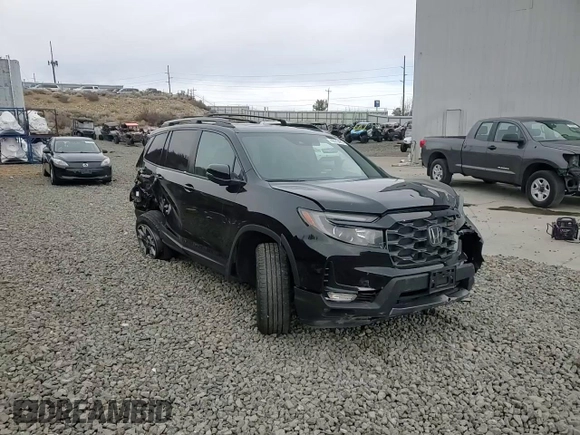 2023 Honda Passport TrailSport with VIN 5FNYF8H63PB010963, listed as a Copart auction lot 43573485 with 18,610 mi miles and Salvage title. Bid and sale history available at DreamBid. Image 14.