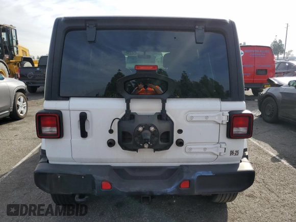 2023 Jeep Wrangler Sahara with VIN 1C4HJXEN7PW701607, listed as a Copart auction lot 43433985 with 13,376 mi miles and Clean Title. Bid and sale history available at carsss.com. Image 6.
