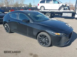 2025 Mazda 3 S Select Sport with VIN JM1BPAKM1S1754161, listed as a IAAI auction lot 41796104 with 12,209 mi miles and . Bid and sale history available at DreamBid. Image 1.