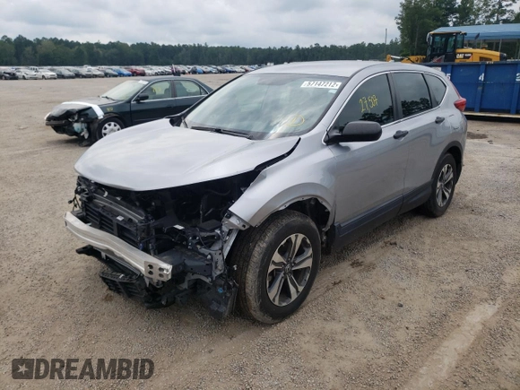 2019 Honda CR-V LX with VIN 2HKRW5H32KH406031, listed as a Copart auction lot 57147212 with 27,507 mi miles. Bid and sale history available at carsss.com. Image 2.