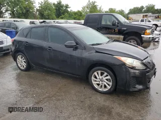 2013 Mazda 3 i Touring with VIN JM1BL1L73D1761247, listed as a Copart auction lot 62831295 with 142,184 mi miles and Salvage title. Bid and sale history available at DreamBid. Image 4.