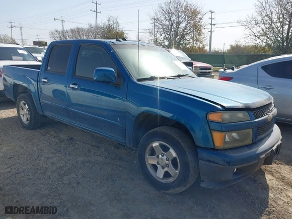2009 Chevrolet Colorado LT w/1LT with VIN 1GCCS139098119494, listed as a IAAI auction lot 41679036 with 180,956 mi miles. Bid and sale history available at carsss.com. Image 1.