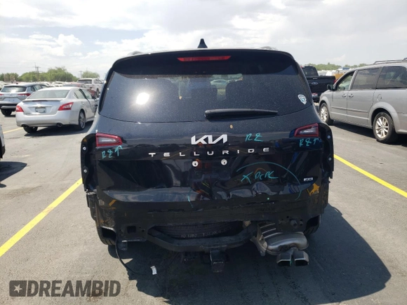 2024 Kia Telluride S with VIN 5XYP6DGC0RG525183, listed as a Copart auction lot 59919695 with 22,715 mi miles and Salvage title. Bid and sale history available at DreamBid. Image 6.