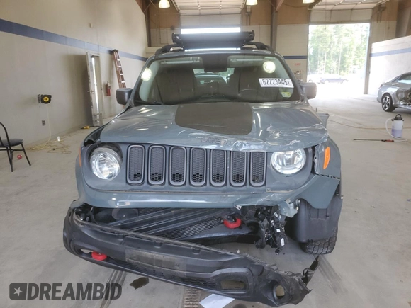2016 Jeep Renegade Trailhawk with VIN ZACCJBCT2GPC56026, listed as a Copart auction lot 62223445 with 113,915 mi miles and Salvage title. Bid and sale history available at DreamBid. Image 5.