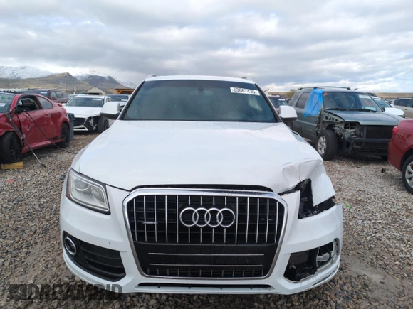 2013 Audi Q5 Premium with VIN WA1CFAFP8DA075903, listed as a Copart auction lot 53667435 with 114,337 mi miles and Salvage title. Bid and sale history available at DreamBid. Image 5.