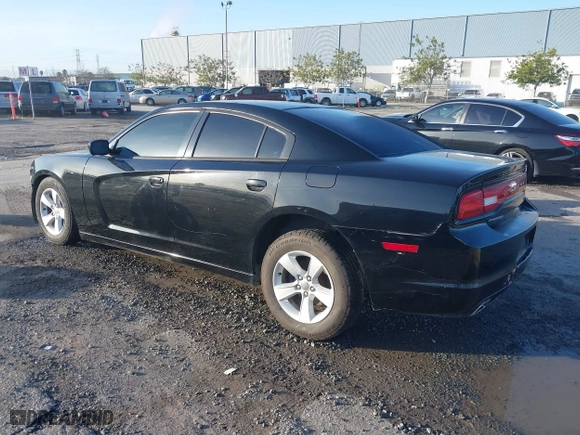 2014 Dodge Charger SE with VIN 2C3CDXBGXEH353860, listed as a IAAI auction lot 41819065 with 158,774 mi miles. Bid and sale history available at carsss.com. Image 3.