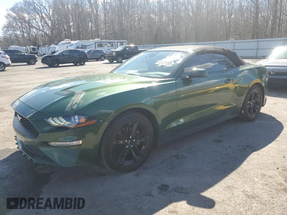 2022 Ford Mustang EcoBoost with VIN 1FATP8UH0N5129315, listed as a Copart auction lot 47427235 with 51,338 mi miles and Non Repairable. Bid and sale history available at carsss.com. Image 1.