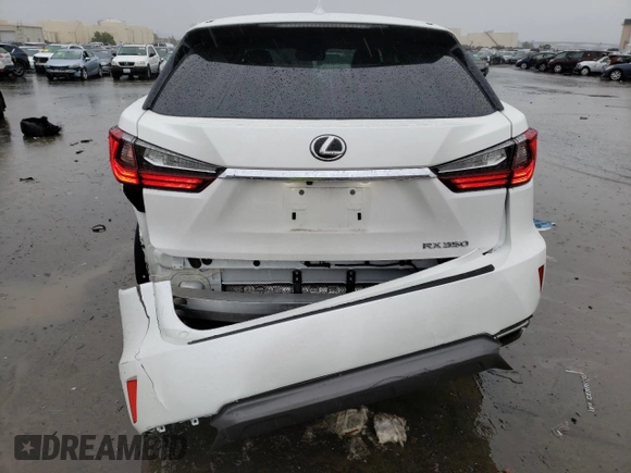 2017 Lexus RX with VIN 2T2BZMCA8HC111998, listed as a Copart auction lot 35959733 with 51,477 mi miles. Bid and sale history available at carsss.com. Image 6.