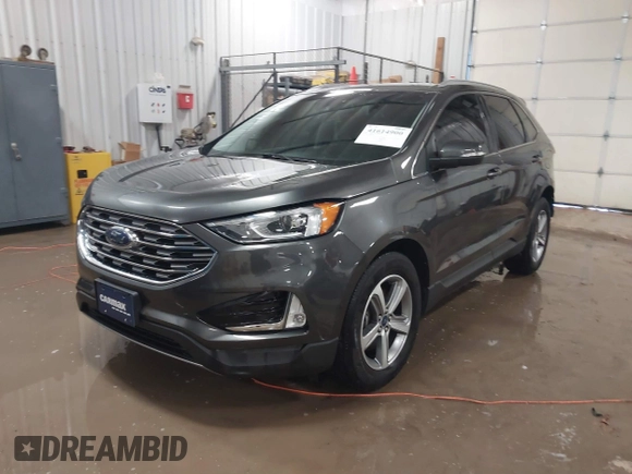 2019 Ford Edge SEL with VIN 2FMPK4J90KBB61359, listed as a IAAI auction lot 41614900 with 60,141 mi miles. Bid and sale history available at carsss.com. Image 2.