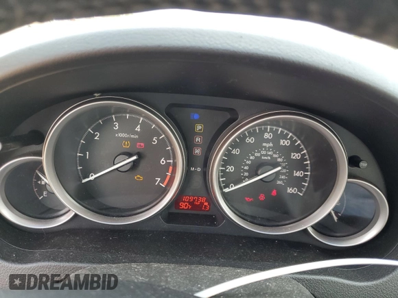 2012 Mazda 6 i Touring with VIN 1YVHZ8DH2C5M08816, listed as a Copart auction lot 61053285 with 109,738 mi miles and Salvage title. Bid and sale history available at DreamBid. Image 9.