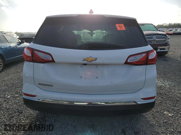2018 Chevrolet Equinox LS with VIN 2GNAXHEV7J6281927, listed as a Copart auction lot 51520005 with 107,578 mi miles and Salvage Title. Bid and sale history available at DreamBid. Image 6.