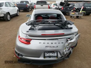 2017 Porsche 911 Turbo S with VIN WP0AD2A94HS166359, listed as a Copart auction lot 62551173 with 29,452 mi miles. Bid and sale history available at carsss.com. Image 6.