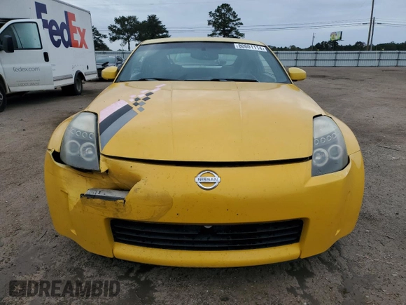 2005 Nissan 350Z Touring with VIN JN1AZ34E15M653473, listed as a Copart auction lot 80001114 with 192,727 mi miles and Non Repairable. Bid and sale history available at DreamBid. Image 5.