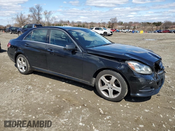 2014 Mercedes-Benz E 350 Luxury with VIN WDDHF8JB5EA926482, listed as a Copart auction lot 48589315 with 116,079 mi miles and Salvage title. Bid and sale history available at DreamBid. Image 4.