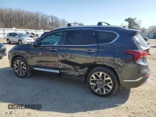 2022 Hyundai Santa Fe Calligraphy with VIN 5NMS54AL4NH389713, listed as a Copart auction lot 48257505 with 26,970 mi miles and Salvage Title. Bid and sale history available at carsss.com. Image 2.