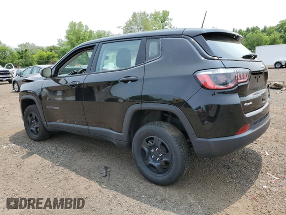 2021 Jeep Compass Sport z VIN 3C4NJDAB0MT591580, wystawiony jako Copart lot #59692785 z przebiegiem 70 661 mil mil oraz Szkoda całkowita • Salvage title. Historia ofert i sprzedaży dostępna na DreamBid. Obrazek 2.