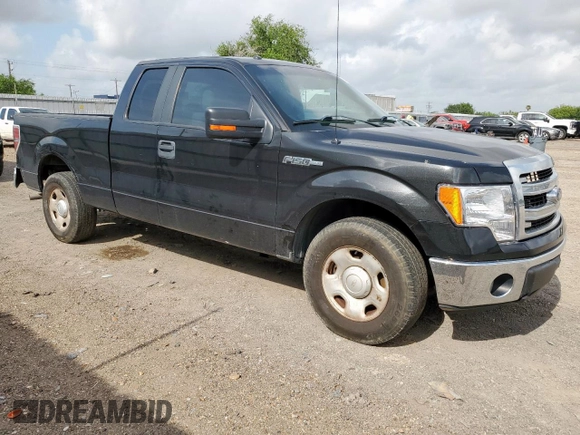 2014 Ford F-150 XL with VIN 1FTEX1CM6EFB39513, listed as a Copart auction lot 58960835 with 195,858 mi miles and Salvage title. Bid and sale history available at DreamBid. Image 4.