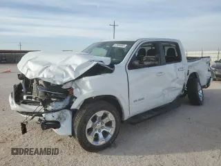 2025 Ram 1500 Big Horn z VIN 1C6SRFFP7SN564845, wystawiony jako Copart lot #47584565 z przebiegiem 2 726 mil mil oraz Szkoda całkowita • Salvage title. Historia ofert i sprzedaży dostępna na DreamBid. Obrazek 1.