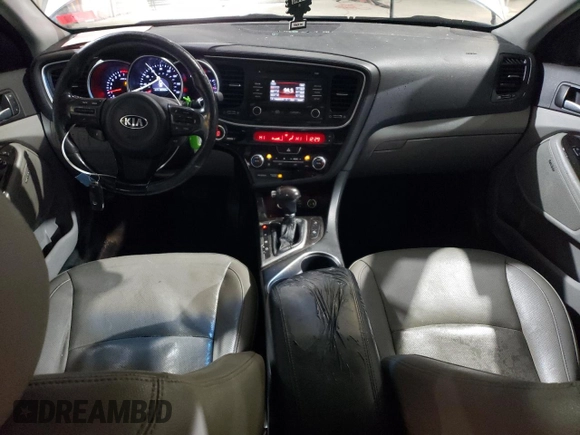 2015 Kia Optima EX with VIN 5XXGN4A71FG440867, listed as a Copart auction lot 50551655 with 180,360 mi miles and Salvage title. Bid and sale history available at DreamBid. Image 8.