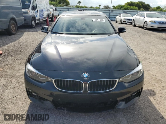 2019 BMW 4 Series 440i z VIN WBA4J5C50KBM66650, wystawiony jako Copart lot #71647494 z przebiegiem 65 537 mil mil oraz Szkoda całkowita • Salvage title. Historia ofert i sprzedaży dostępna na DreamBid. Obrazek 5.