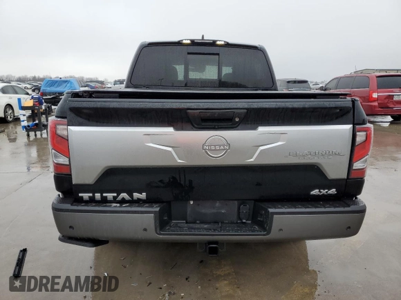 2023 Nissan Titan Pro-4X с VIN 1N6AA1ED5PN117960, выставлен на аукционе Copart как лот 42931505 с пробегом 19 754 миль миль и Списание • Salvage title. История ставок и продаж доступна на DreamBid. Изображение 6.
