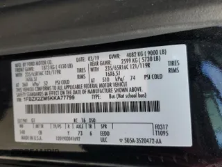 2019 Ford Transit Passenger XL with VIN 1FBZX2ZM5KKA77799, listed as a Copart auction lot 86916184 with 152,833 mi miles and Salvage Title. Bid and sale history available at DreamBid. Image 13.