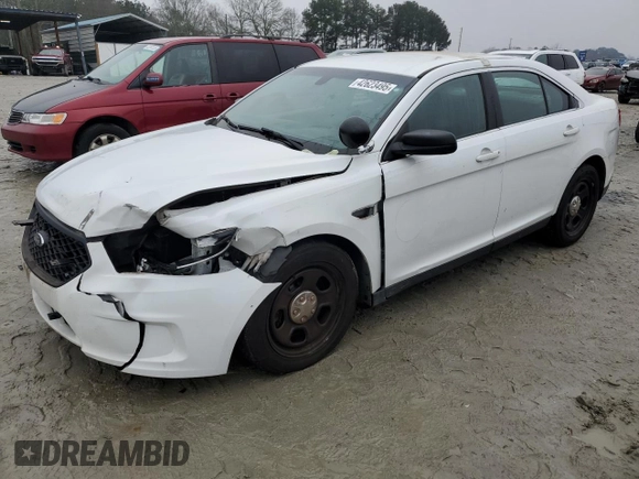2019 Ford Police Interceptor with VIN 1FAHP2MK0KG113534, listed as a Copart auction lot 42623495 with 107,464 mi miles and Clean title. Bid and sale history available at DreamBid. Image 1.