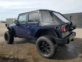 2013 Jeep Wrangler Unlimited Sahara with VIN 1C4BJWEG2DL525287, listed as a Copart auction lot 54232745 with 97,094 mi miles and Clean Title. Bid and sale history available at carsss.com. Image 2.