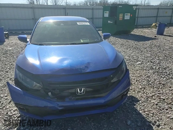 2021 Honda Civic Sport with VIN 2HGFC2F89MH510022, listed as a Copart auction lot 46923315 with 66,655 mi miles and Salvage Title. Bid and sale history available at DreamBid. Image 11.