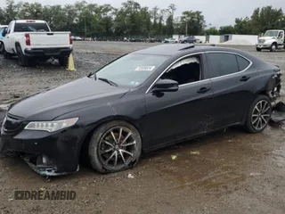 2017 Acura TLX V6 w/Advance Pkg with VIN 19UUB2F78HA004204, listed as a Copart auction lot 72806024 with 133,206 mi miles and Salvage title. Bid and sale history available at DreamBid. Image 1.