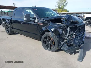 2018 Ford F-150 XL with VIN 1FTEW1CG7JFE39424, listed as a IAAI auction lot 41063898 with 112,166 mi miles. Bid and sale history available at carsss.com. Image 1.