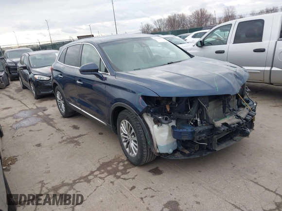 2017 Lincoln MKX Select with VIN 2LMPJ6KR4HBL48808, listed as a IAAI auction lot 41839898 with 90,147 mi miles. Bid and sale history available at carsss.com. Image 1.