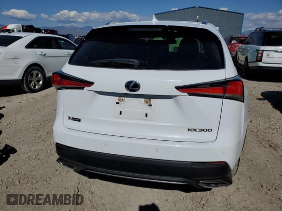 2020 Lexus NX 300 F Sport with VIN JTJSARDZ2L5013615, listed as a Copart auction lot 56094695 with 65,368 mi miles and Salvage title. Bid and sale history available at DreamBid. Image 6.